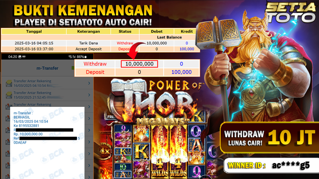 BUKTI KEMENANGAN