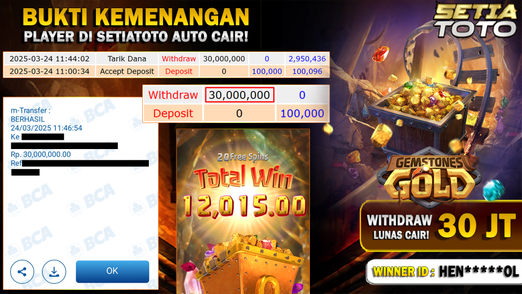 BUKTI KEMENANGAN