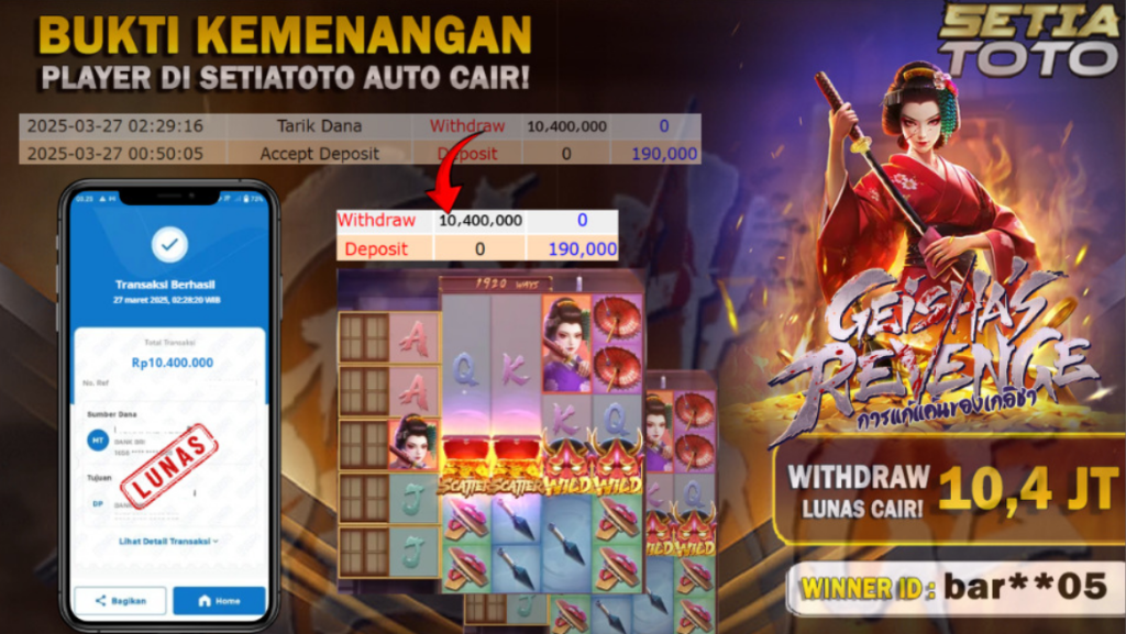 BUKTI KEMENANGAN