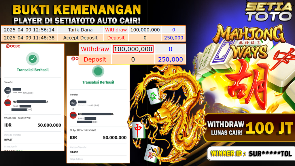 BUKTI KEMENANGAN