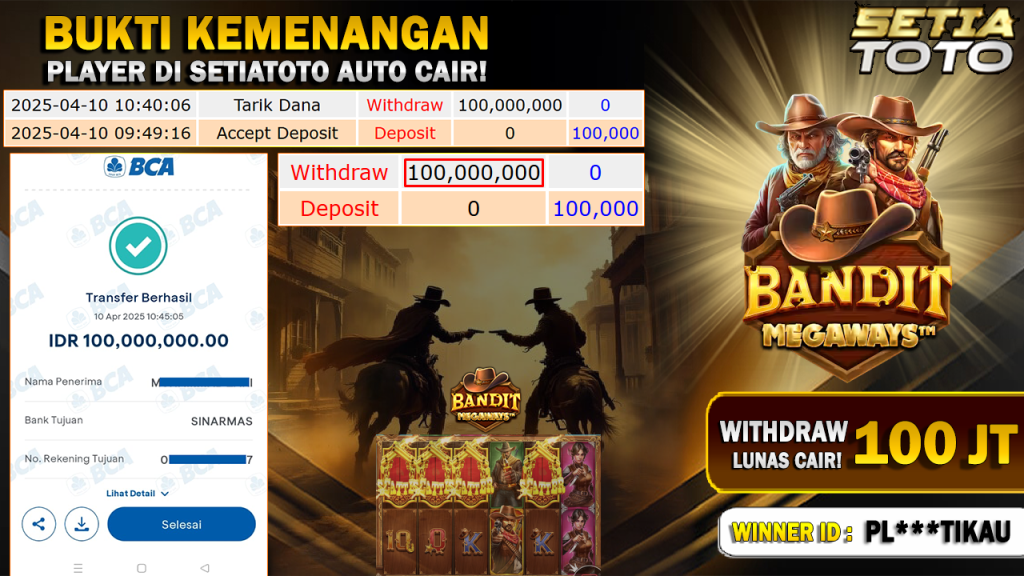 BUKTI KEMENANGAN