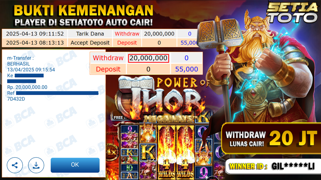 BUKTI KEMENANGAN