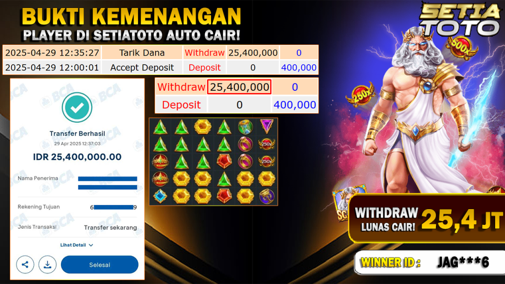 BUKTI KEMENANGAN