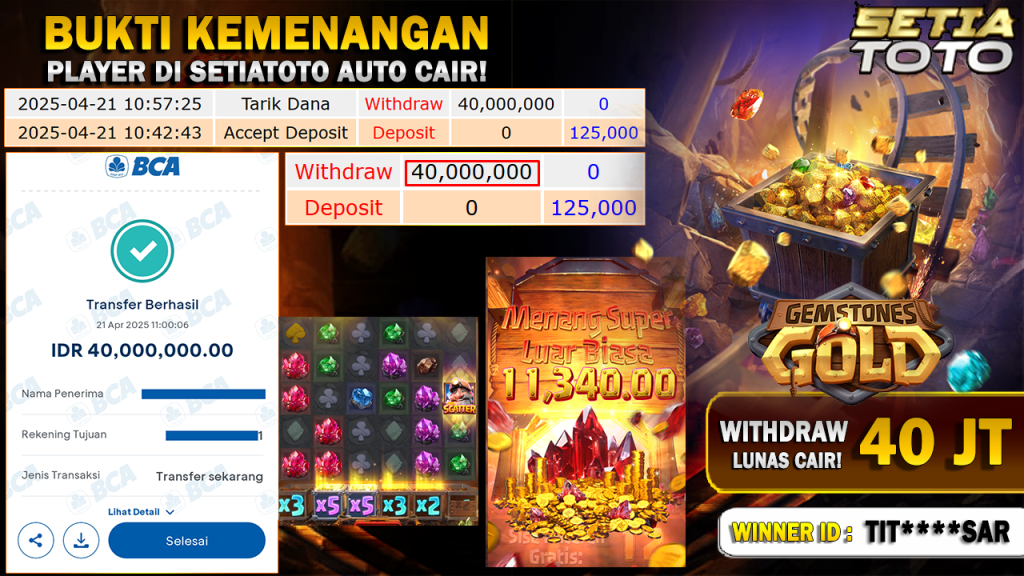 BUKTI KEMENANGAN