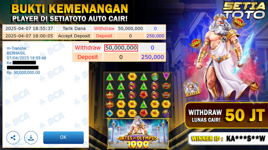 BUKTI KEMENANGAN