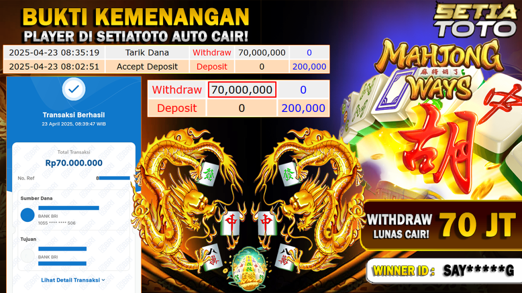 BUKTI KEMENANGAN