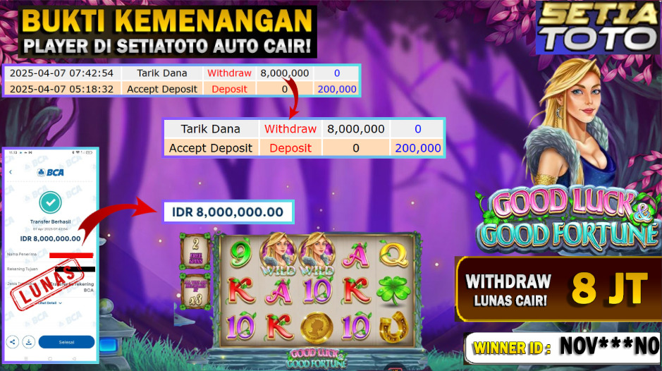 BUKTI KEMENANGAN