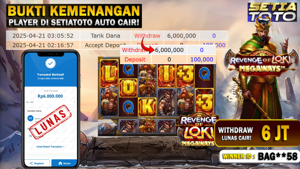 BUKTI KEMENANGAN