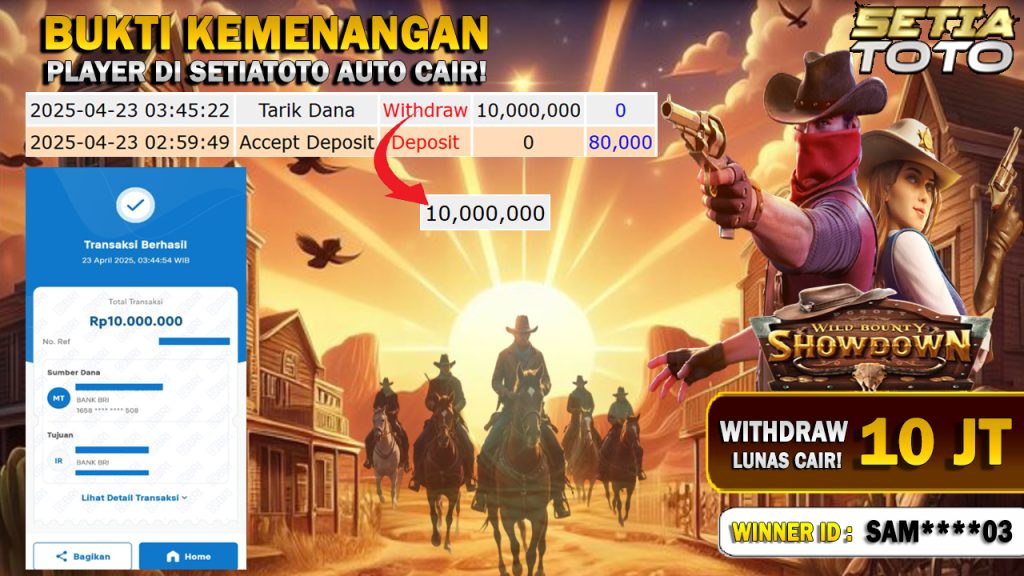 BUKTI KEMENANGAN