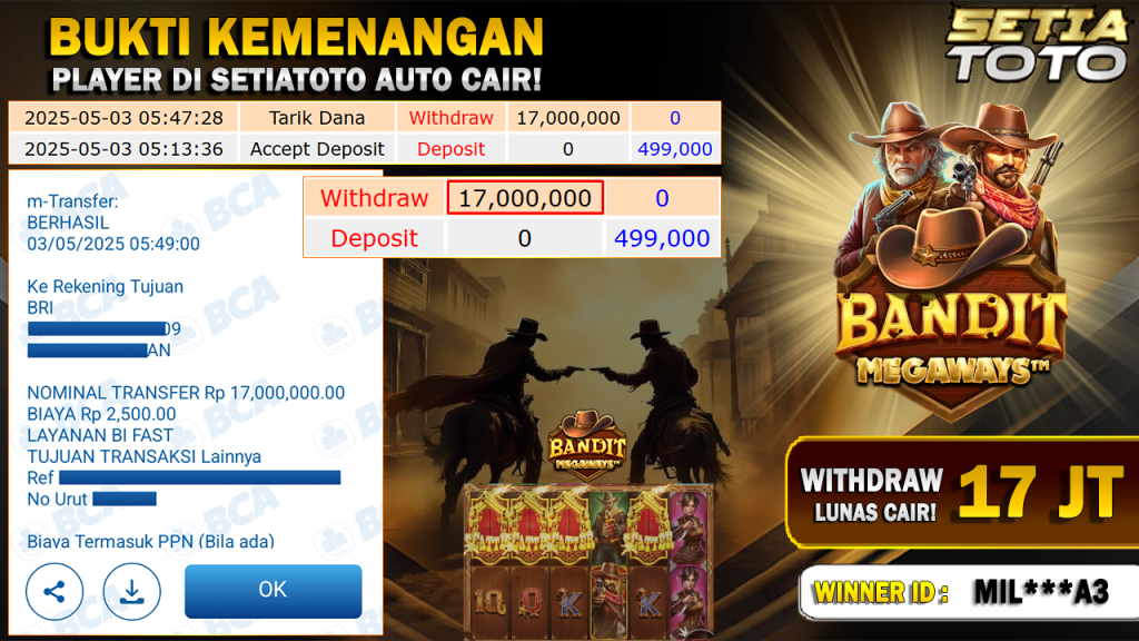 BUKTI KEMENANGAN
