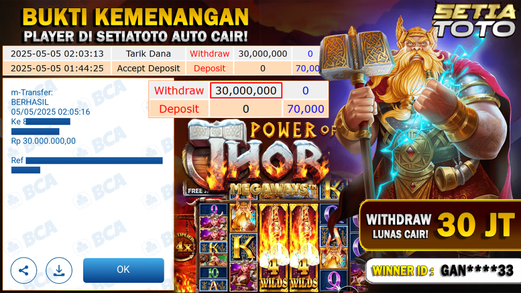 BUKTI KEMENANGAN