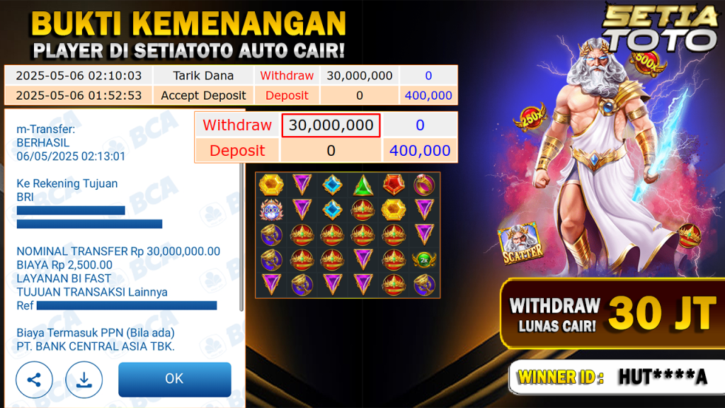 BUKTI KEMENANGAN