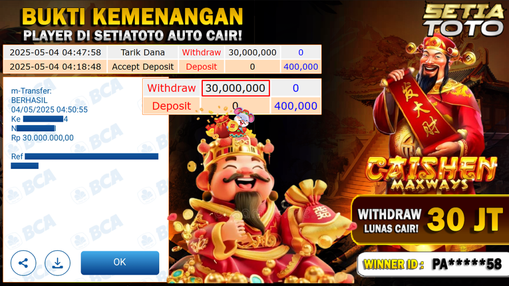 BUKTI KEMENANGAN