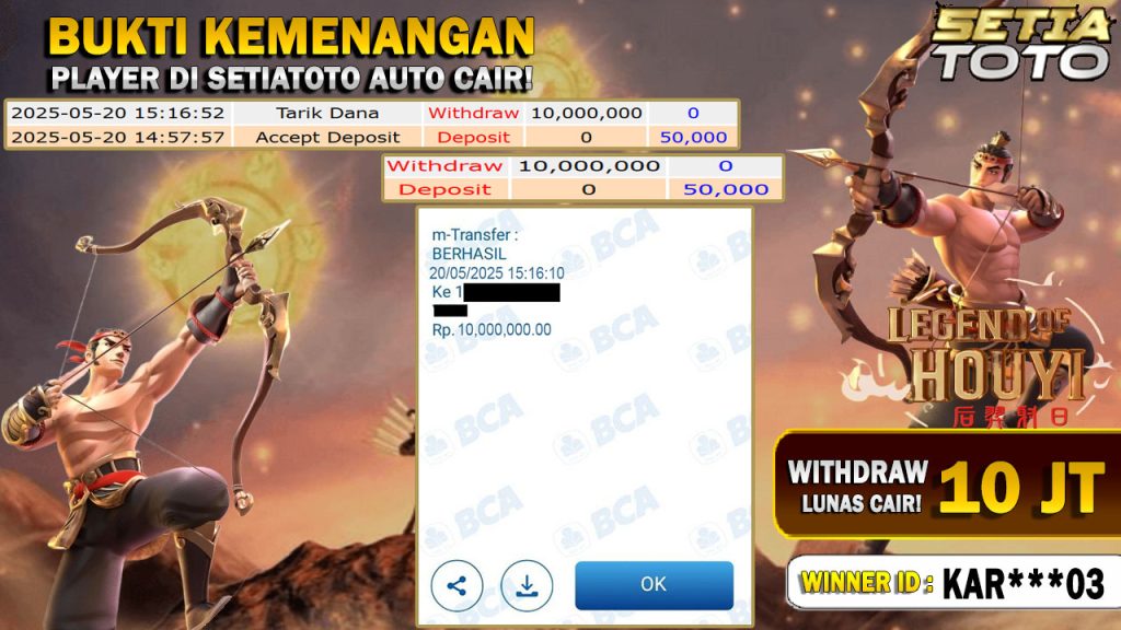 BUKTI KEMENANGAN