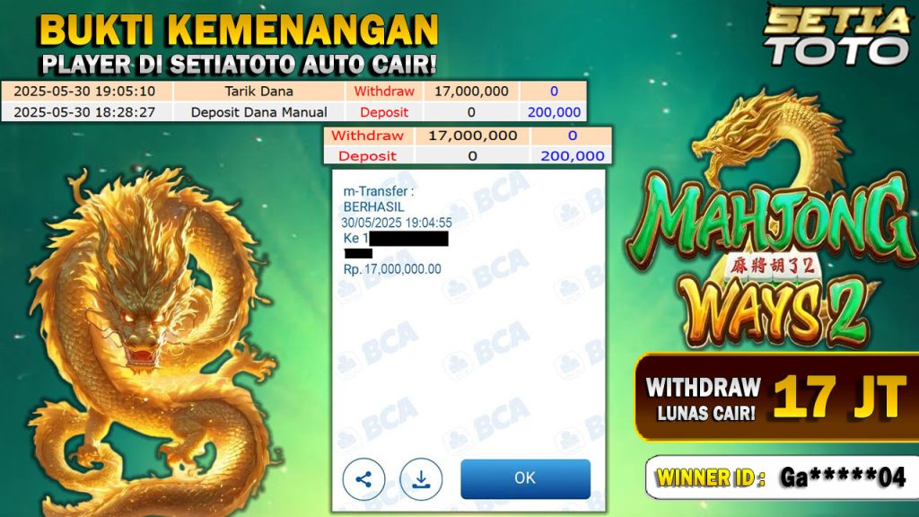 BUKTI KEMENANGAN