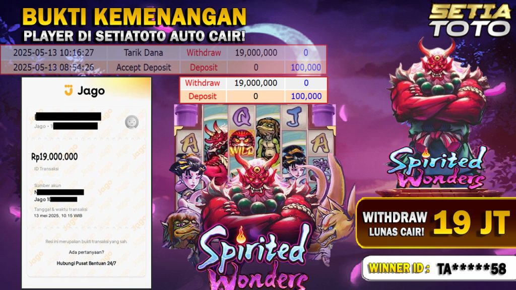 BUKTI KEMENANGAN