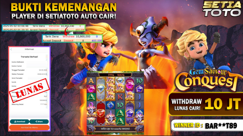 BUKTI KEMENANGAN
