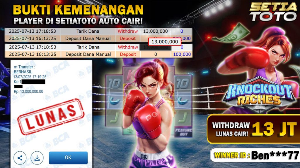 BUKTI KEMENANGAN
