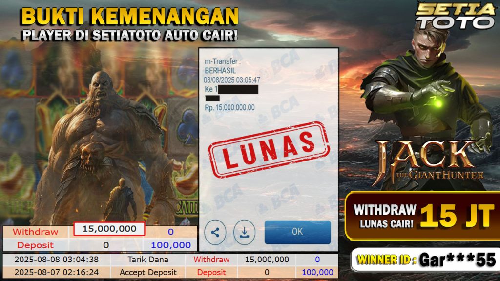 BUKTI KEMENANGAN