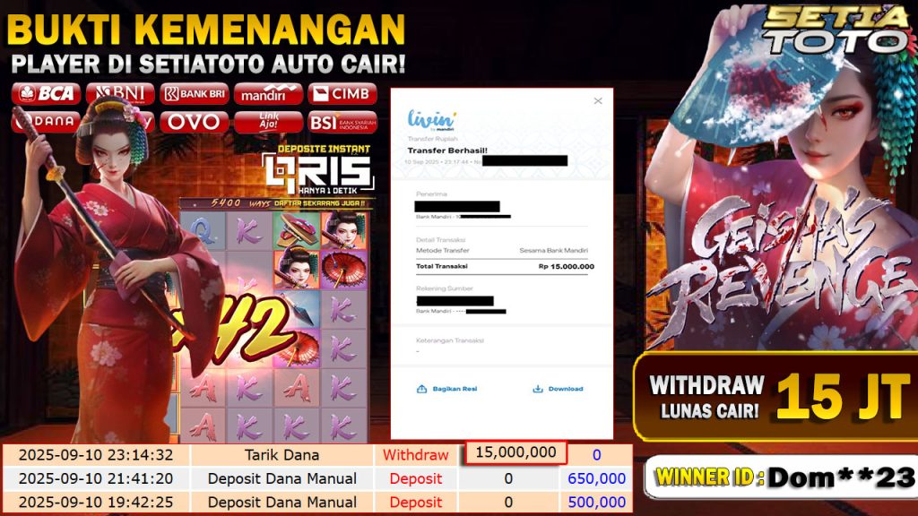 BUKTI KEMENANGAN