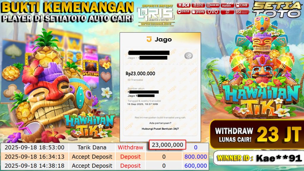 BUKTI KEMENANGAN
