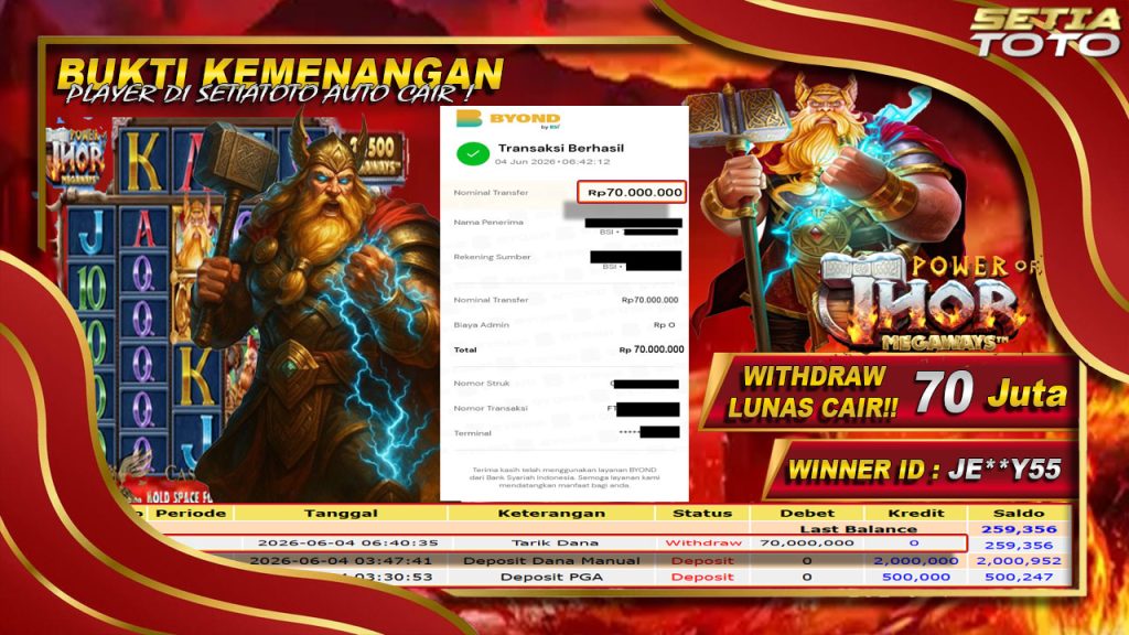 BUKTI KEMENANGAN