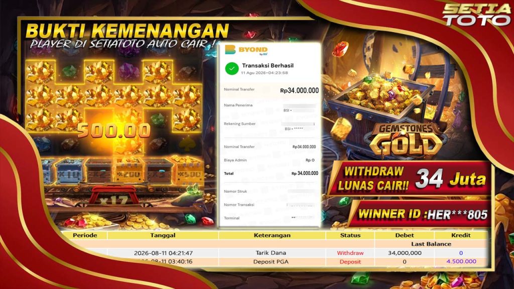 BUKTI KEMENANGAN