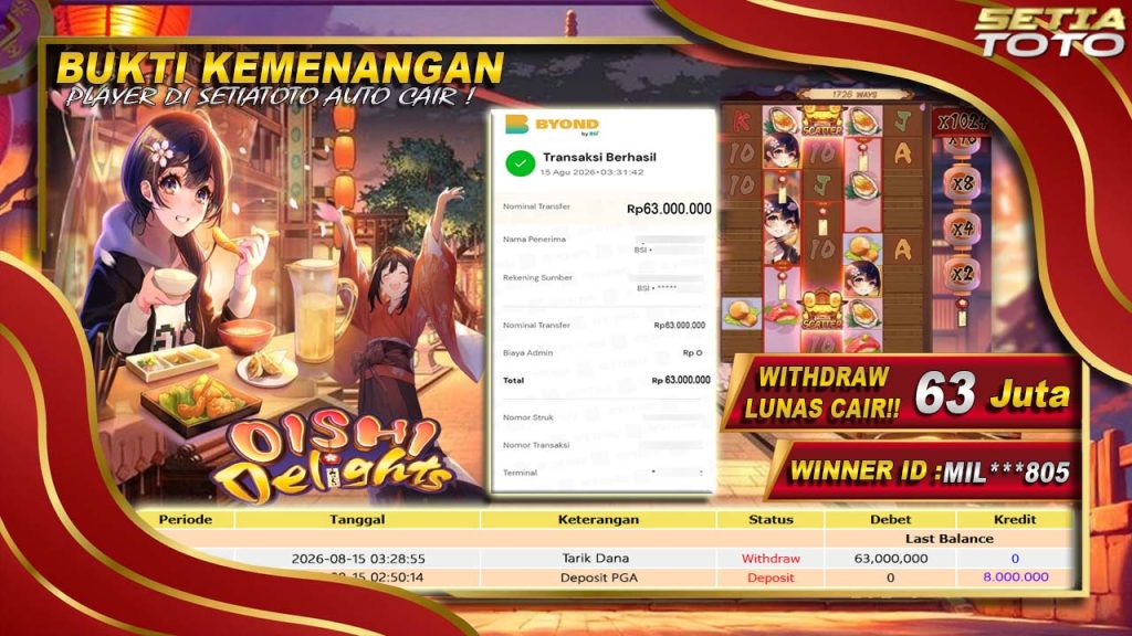 BUKTI KEMENANGAN